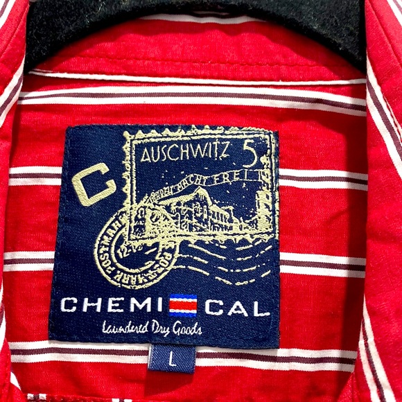 NWT Men’s shirt in Red size US L - Picture 2 of 3